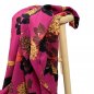 Preview: B-WARE !!! - RESTSTÜCK 50cm !!! - Viskose Twill - Flower Agata - fuchsia