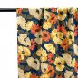 Preview: Viskose Twill - Flower Cloris - marine/gelb