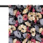 Preview: Viskose Twill - Flower Cloris - schwarz/grau