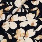 Preview: Viskose Twill - Flower Cynthia - beige/schwarz