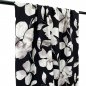 Preview: Viskose Twill - Flower Cynthia - grau/schwarz