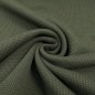 Preview: RESTSTÜCK 60cm !!! - Strickjersey - Mini Waffel - khaki