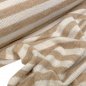 Preview: Woll Strick - Ringel - beige/natur