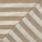 Preview: Woll Strick - Ringel - beige/natur