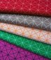 Preview: Bio Jacquard - Cross Square - A89/A17 - sabbia/meringa - Wonderland - Hamburger Liebe - Albstoffe