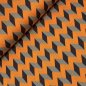 Preview: Bio Jacquard - Zig Zag - Col.3 orange Glitzer - Glory - Hamburger Liebe - Albstoffe