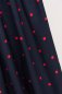 Preview: Viskose Crepe mit LENZING™ ECOVERO™ Fasern - Jolly Dots - indigo night - Mind the Maker