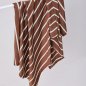 Preview: Nova Stripe mit TENCEL™ Modal - pecan/shell - meetMilk