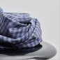 Preview: Two Tone Check mit TENCEL™ - dusty blue - meetMilk