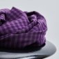 Preview: Two Tone Check mit TENCEL™ - purple night - meetMilk