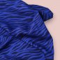 Preview: Viskose mit LENZING™ ECOVERO™ Fasern - Zebra - cobalt blue/indigo night - Mind the Maker