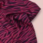 Preview: Viskose mit LENZING™ ECOVERO™ Fasern - Zebra - fuchsia/indigo night - Mind the Maker