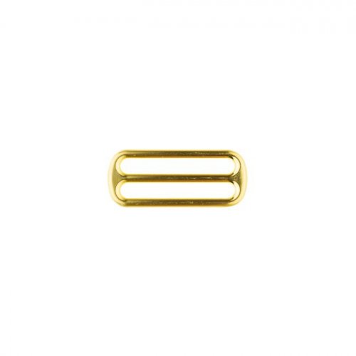 Leiterschnalle - Gurtverschieber - gold - 40mm
