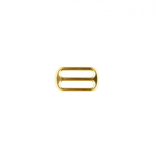 Leiterschnalle - Gurtverschieber - gold - 25mm