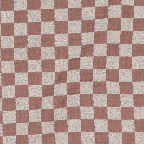 Musselin - Checks - beige