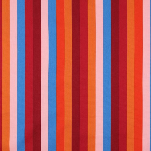 Feine Baumwolle Popeline - Summer Stripe - bordeaux - Nerida Hansen