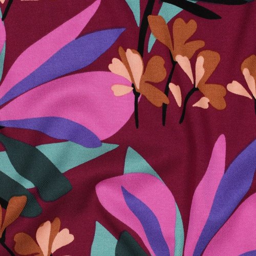 Viskose Stretch - Spring Garden - mauve - Nerida Hansen