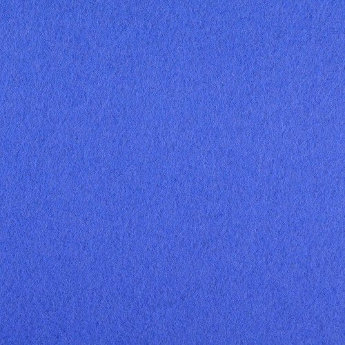 Wollfleece - uni - royalblau