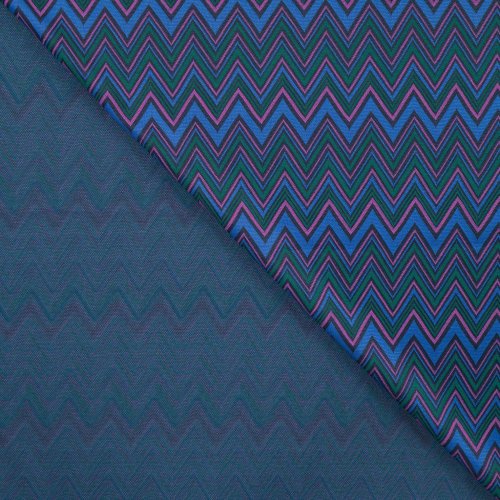 Viskose Jacquard Jersey - Viale - cyan