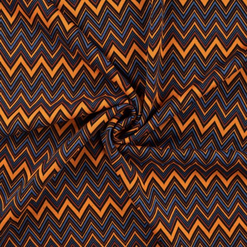 Viskose Jacquard Jersey - Viale - cognac