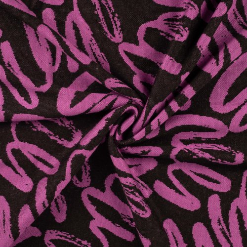 Viskose Jacquard - Onika - cyclam