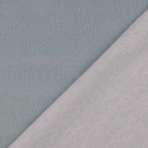 Strick Fellimitat - Brienne - jeansblau