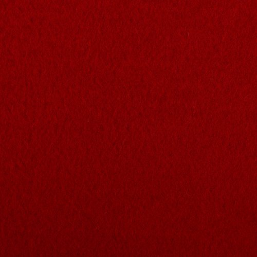 Wollfleece - uni - rot