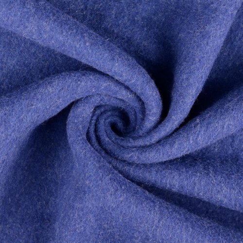 Wollfleece - uni - marine