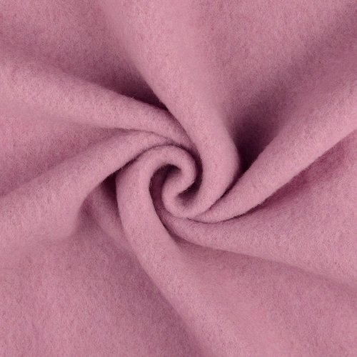 Wollfleece - uni - rosa