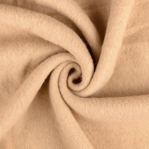 Wollfleece - uni - sand