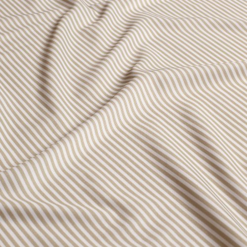 Badestoff Jersey - Stripes - beige