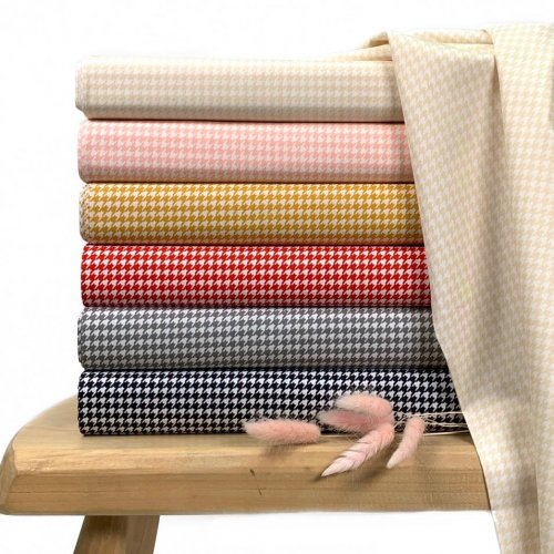 Baumwolle - Houndstooth - solar - Checkered Elements - Art Gallery Fabrics