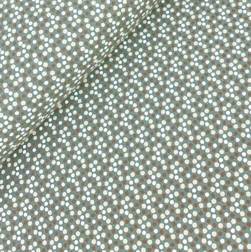 Baumwolle - Multi Dots - dusty green