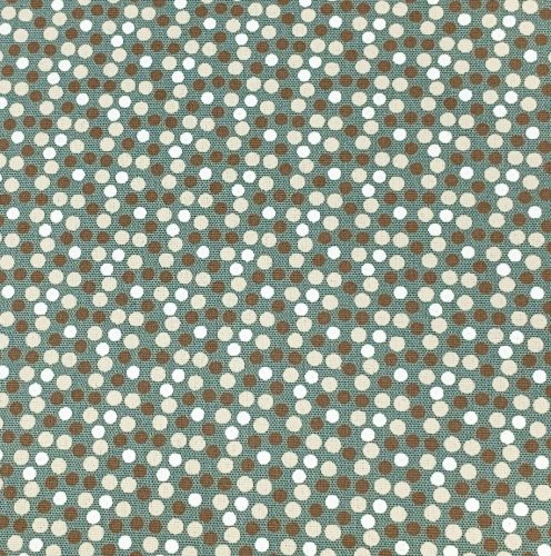 Baumwolle - Multi Dots - dusty green