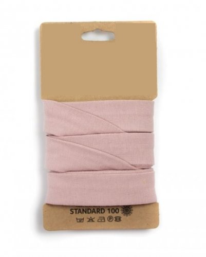 Bio Jersey Schrägband - elastisch - nude - 3m