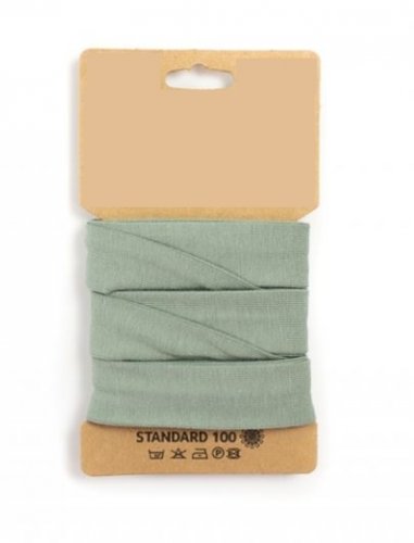 Bio Jersey Schrägband - elastisch - dusty mint - 3m