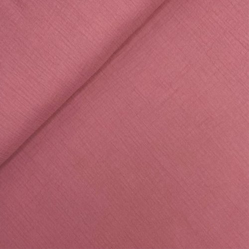 Bio Musselin - uni - mauve - F027