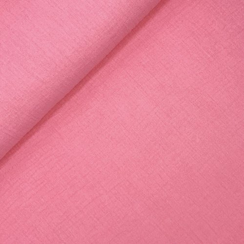 Bio Musselin - uni - pink - F058