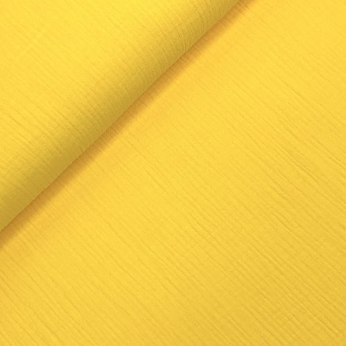 Bio Musselin - uni - lemon - F061