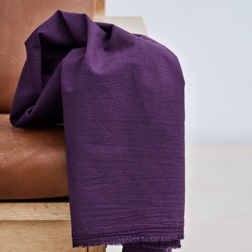 Cana Seersucker mit TENCEL™ - purple night - meetMilk