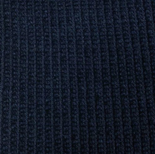 Chenille Strick - Rip - blue navy