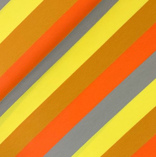 Jersey - Colourblocks - orange/gelb