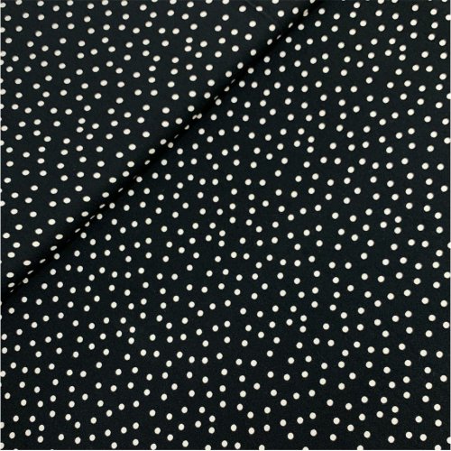 Viskose - Dotties - black