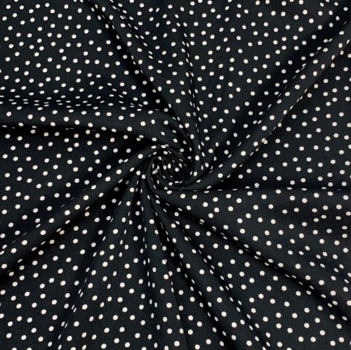 Viskose - Dotties - black