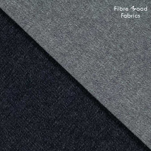 Denim - recycelte Baumwolle - unwashed - indigo - Fibremood No. 32