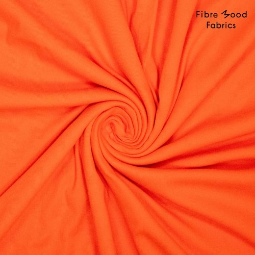 Bündchen Schlauch - Feinripp - orange - Fibremood No. 32