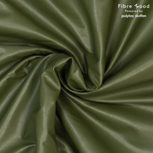 Kunstleder - Blanca - water wave - soft - chive - Fibremood