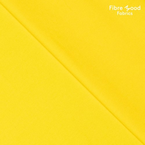 Baumwolle - Popeline - uni - yellow - Fibremood No. 27