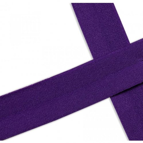Falzgummi - elastisch - 20mm - purple matt