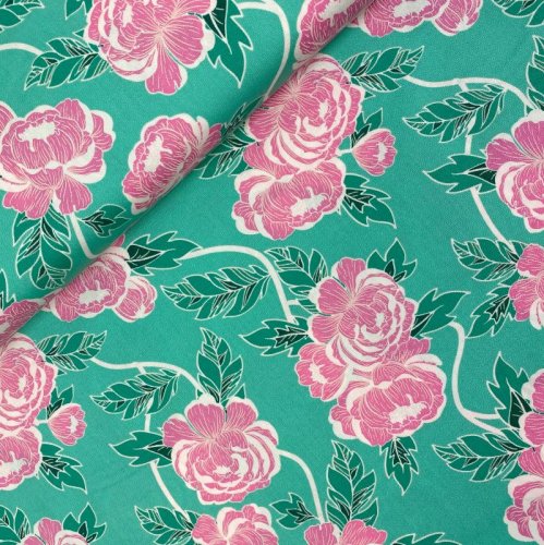 Baumwolle - Flourishing Peonies - Flowerette - Art Gallery Fabrics